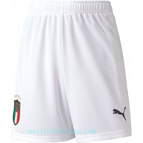 Maillot de Italie Shorts Blanc 2020 2021