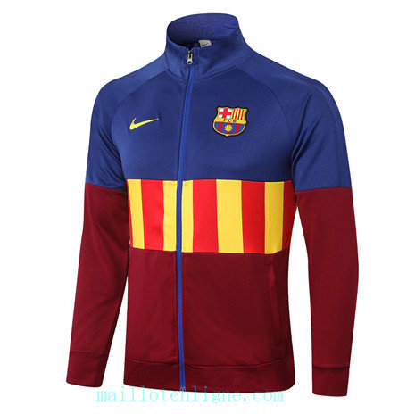Vestes foot Barcelone 2020 2021 Bleu/Rouge/Jaune