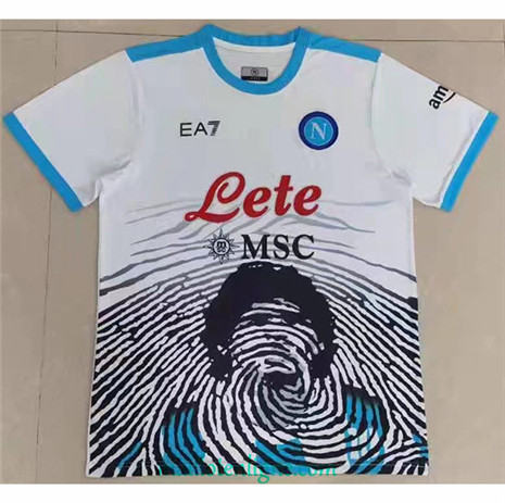 Thai Maillot Naples Special Edition Blanc 2021 2022