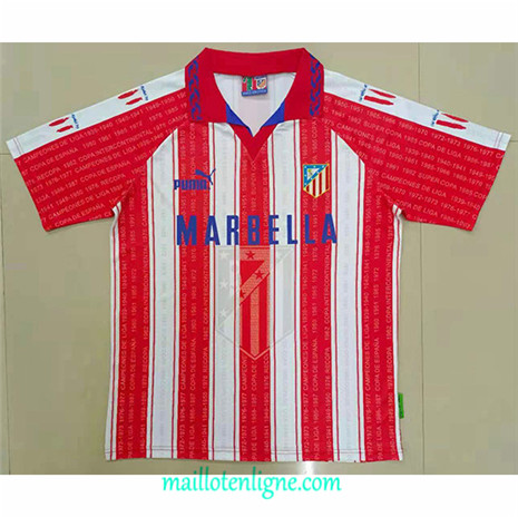Thai Maillot de Retro Atletico Madrid Domicile 1995-96
