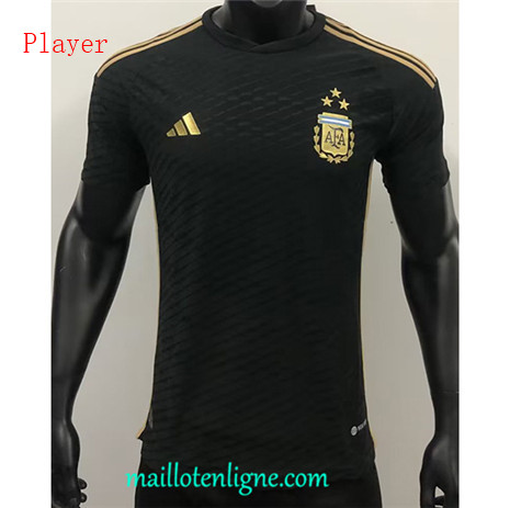 Thai Maillot Player Argentine Especiale Édition Noir/Or 2023 2024 maillotenligne 0223