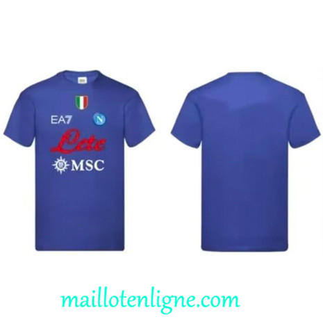 Thai Maillot Napoli Maillot Training Bleu 2023 2024 maillotenligne 0304