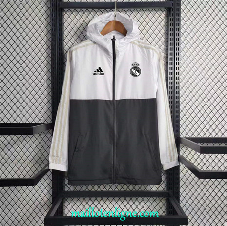 Thai Maillot Real Madrid Coupe Vent 2023 2024 Noir ML1369