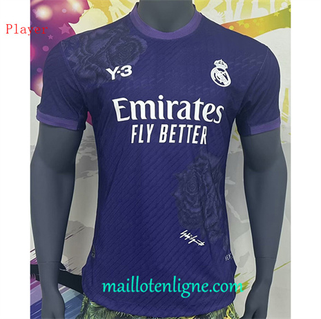 Thai Maillot Player Real Madrid Y3 Violet 2024 2025 ligne 4233