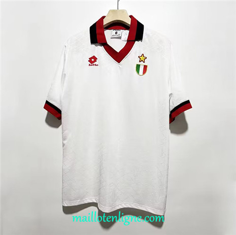 Thai Maillot Retro AC Milan Ligue des champions 1993-94 ligne 4295