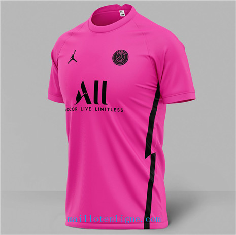 Thai Maillot de PSG Jordan 4ème concept Rose 2020 2021