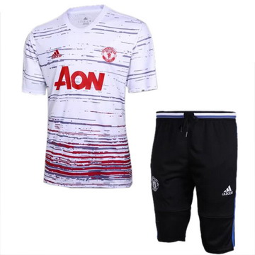 Maillot de Formation Manchester United blanc-01 2017/2018
