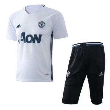 Maillot de Formation Manchester United blanc-02 2017/2018