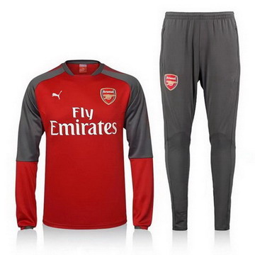 Maillot de Arsenal Formation ML Rouge-02 2017/2018