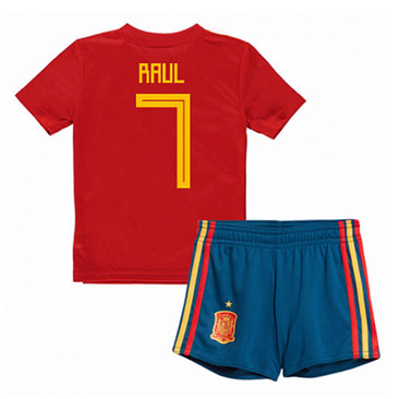 Maillot Espagne Enfant Raul Domicile Coupe du monde 2018
