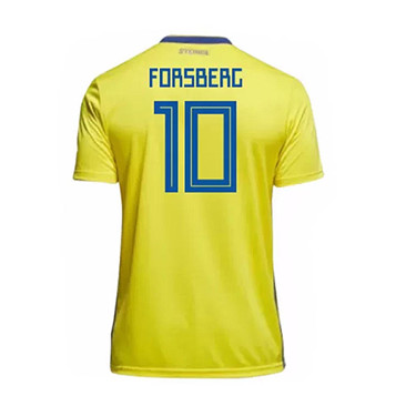 Maillot Suède Forsberg Domicile Coupe du monde 2018