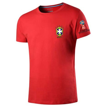 Maillot T Shirt Brésil Rouge Coupe du monde 2018