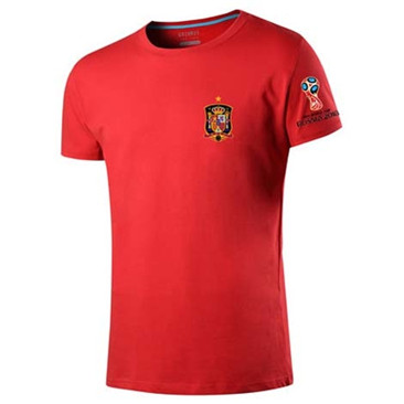 Maillot T Shirt Espagne Rouge Coupe du monde 2018