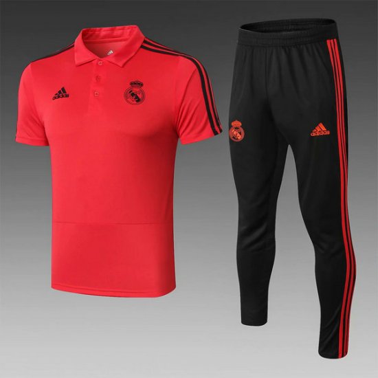 Maillot Polo Real Madrid Rouge 2019 2020