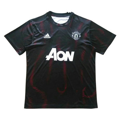 Maillot Formation Manchester United Noir-01 2018 2019