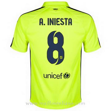 Maillot Barcelone A.Iniesta Troisieme 2014 2015