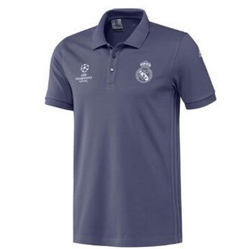 Maillot de Polo Real Madrid Gris UCL 2016 2017