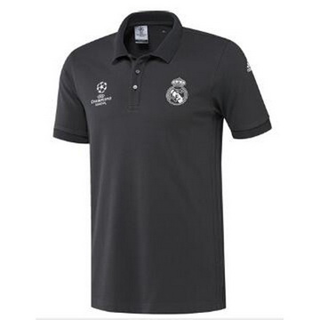 Maillot de Polo Real Madrid Noir UCL 2016 2017