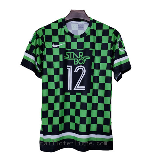 Maillot du Nigéria Plaid Vert/Noir 2018-2019