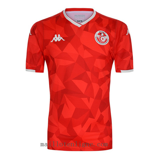 Maillot du Tunisie Domicile Rouge 2019 2020