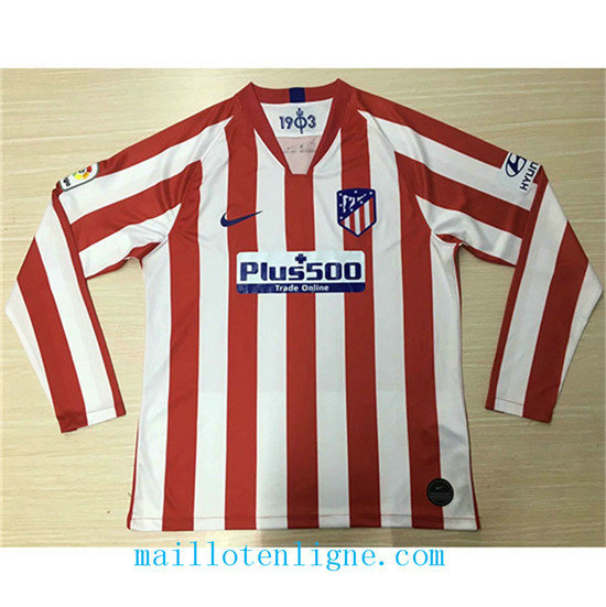 Maillot du Atletico Madrid Domicile Manche Longue 2019 2020