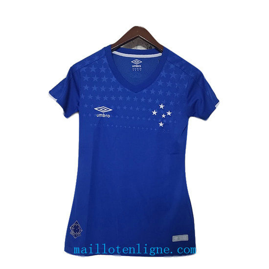 Maillot Camisa Cruzeiro Femme Domicile Bleu 2019 2020