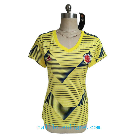 Maillot Colombie Femme Domicile Jaune 2019 2020