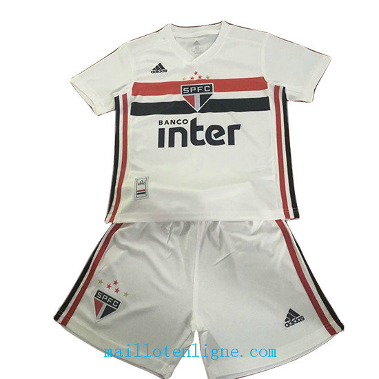 Maillot Sao Paulo Enfant Domicile Blanc 2019 2020