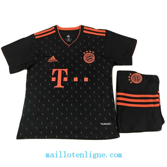 Maillot Bayern Munich Noir Enfant 2019 2020