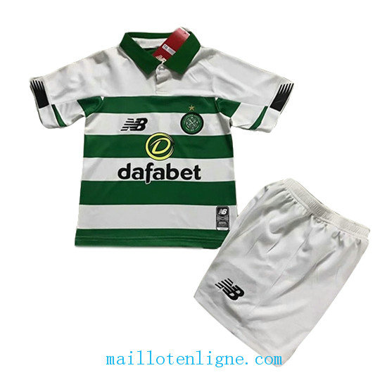 Maillot Celtic Enfant Domicile Blanc Vert 2019 2020