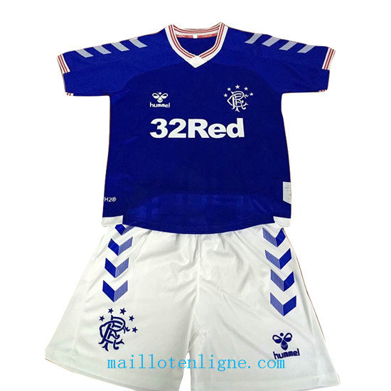 Maillot Glasgow Rangers Enfant Domicile 2019 2020