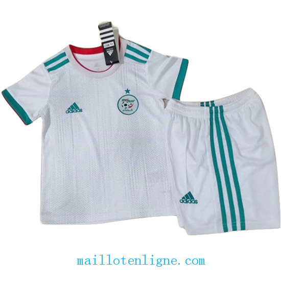 Maillot Algérie Enfant Domicile Blanc 2019 2020