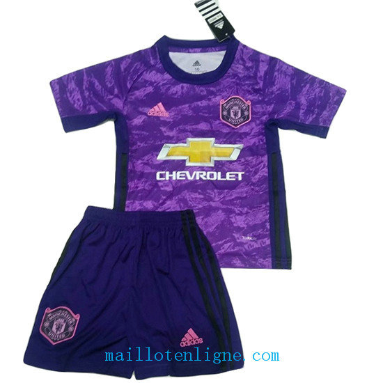 Maillot Manchester united Gardien de but Pourpre 2019 2020