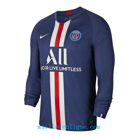 Maillot psg Domicile Manche Longue 2019 2020