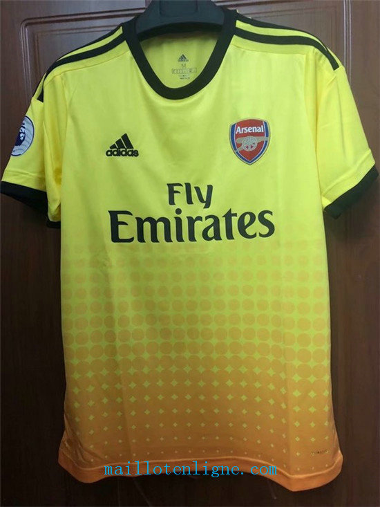 Maillot Arsenal Exterieur Jaune 19 20