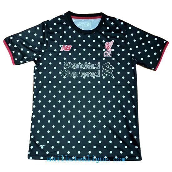 Maillot Liverpool training Noir Blanc 2019 2020