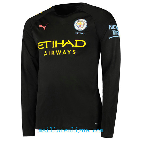 Maillot Manchester City Exterieur Manche Longue 2019 2020