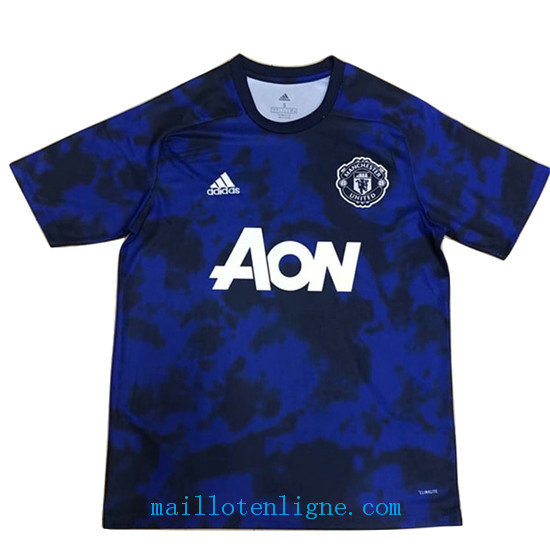 Maillot Manchester United training Bleu 2019 2020