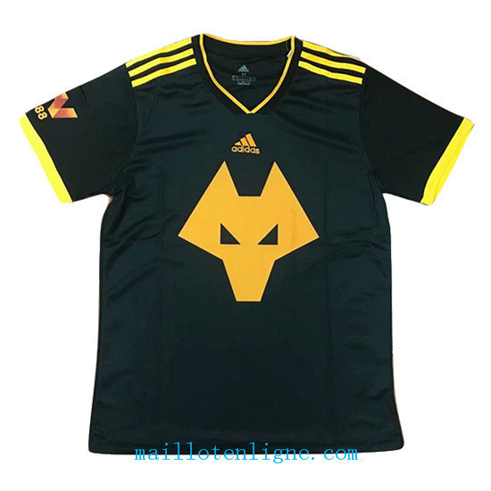 Maillot Wolverhampton Noir 2019 2020