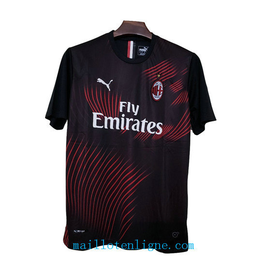 Maillot AC Milan Version Fuite Exterieur Noir 2019 2020