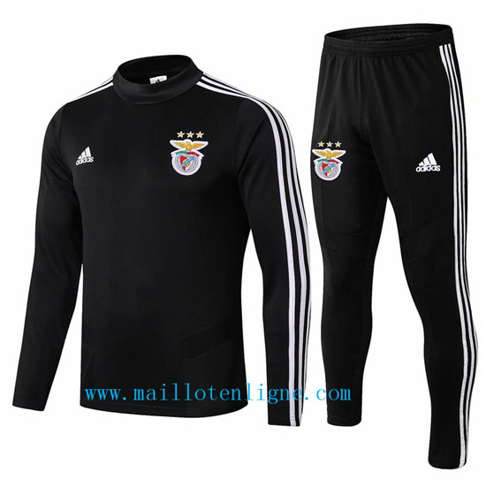 Maillotenligne Survetement Benfica Noir 2019/2020 Col Rond