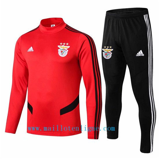 Maillotenligne Survetement Benfica Rouge + Short Noir 2019/2020