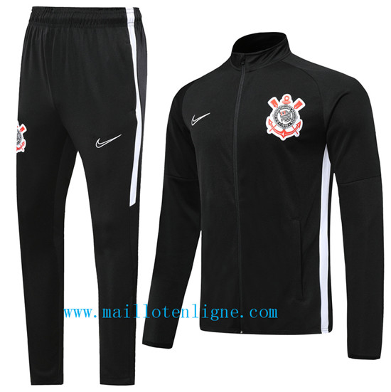 Maillotenligne Veste Survetement Corinthians Noir 2019/2020