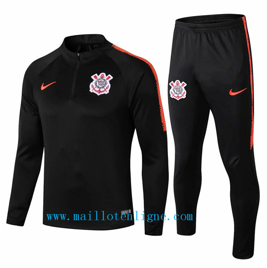 Maillotenligne Survetement Corinthians Noir 2019/2020