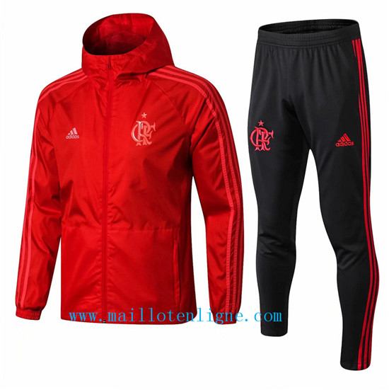 Maillotenligne Coupe vent Flamengo Rouge + Short Noir 2018/2019