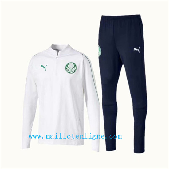 Maillotenligne Survetement Palmeiras Blanc + Short Noir 2019/202