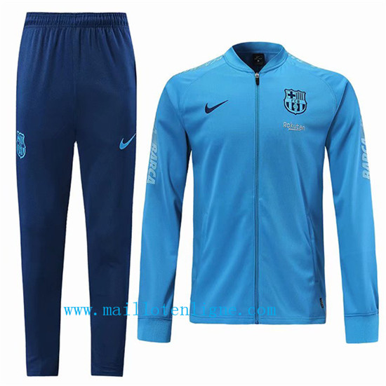 Maillotenligne Veste Survetement Barcelone Bleu 2019/2020