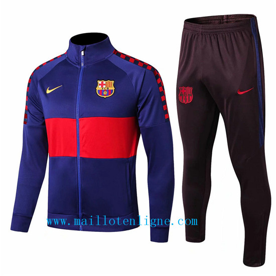 Maillotenligne Veste Survetement Barcelone Bleu Marine 2019/2020