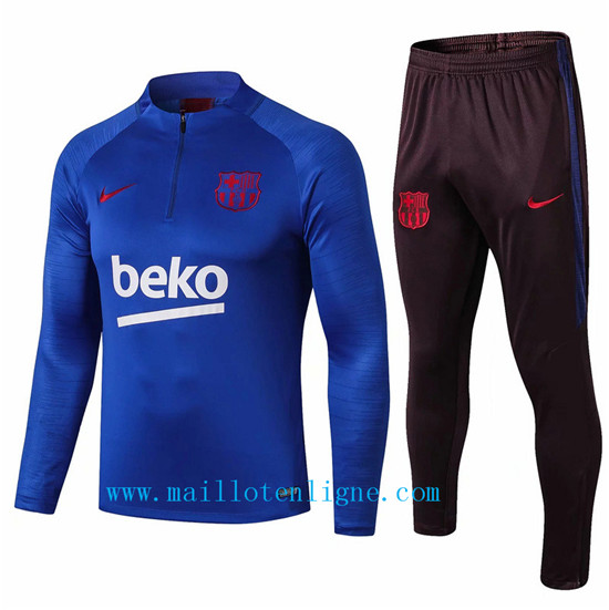 Maillotenligne Survetement Barcelone beko Bleu 2019/2020 Sweat Z