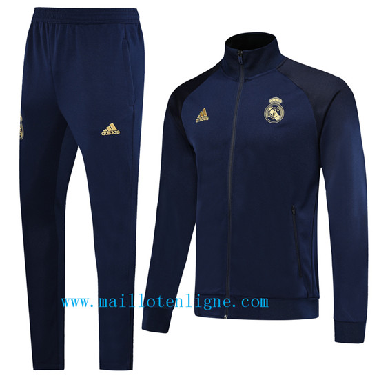 Maillotenligne Veste Survetement Real Madrid Bleu Marine 2019/20